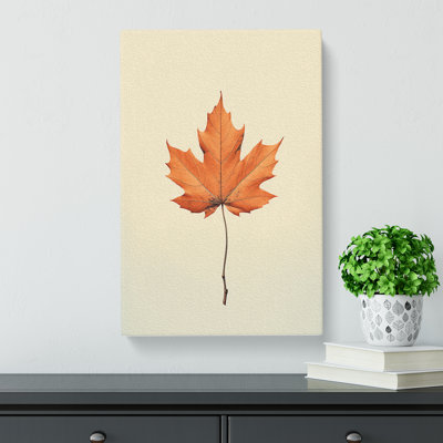 Leaf Minimalism - Wrapped Canvas