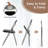 2 Pieces Portable Folding Dining Chairs Set With Carrying Handles
