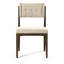 Norton Tufted Side Chair in Ivory