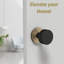 Mega Handles Buena Dummy Knob 2 - Poignée anti-rotation pour garde-robe et portes françaises, convient à toutes les portes standard - Laiton satiné-133077832