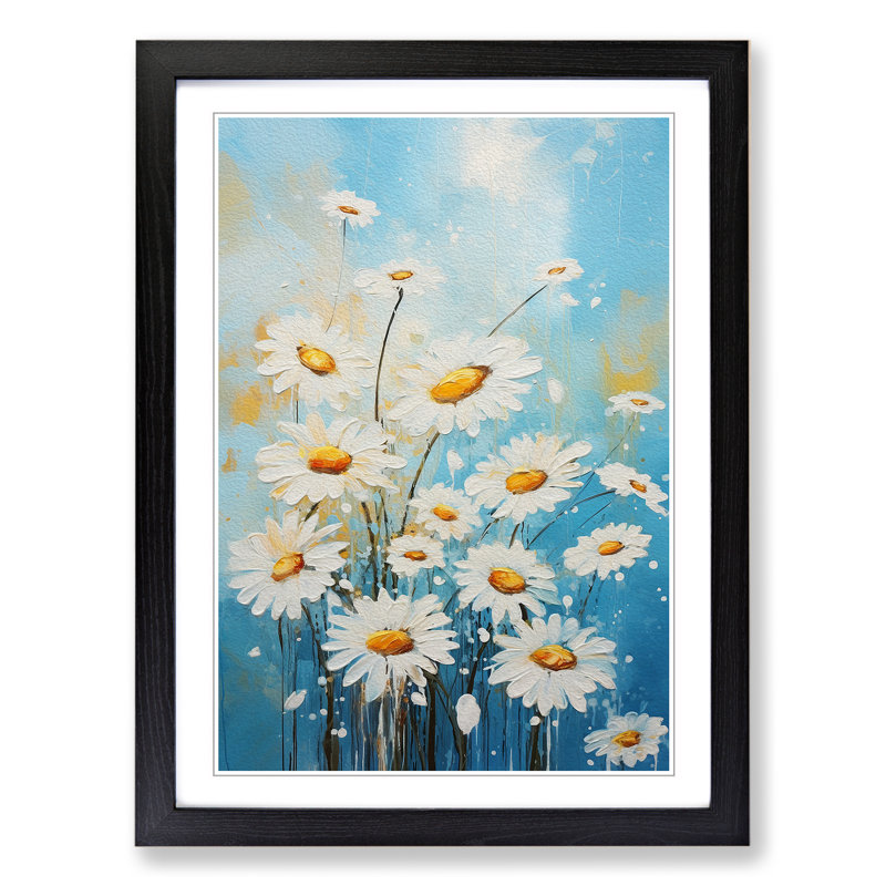 Single Picture Frame Print on Wood, Black Framed, 34cm H x 25cm W