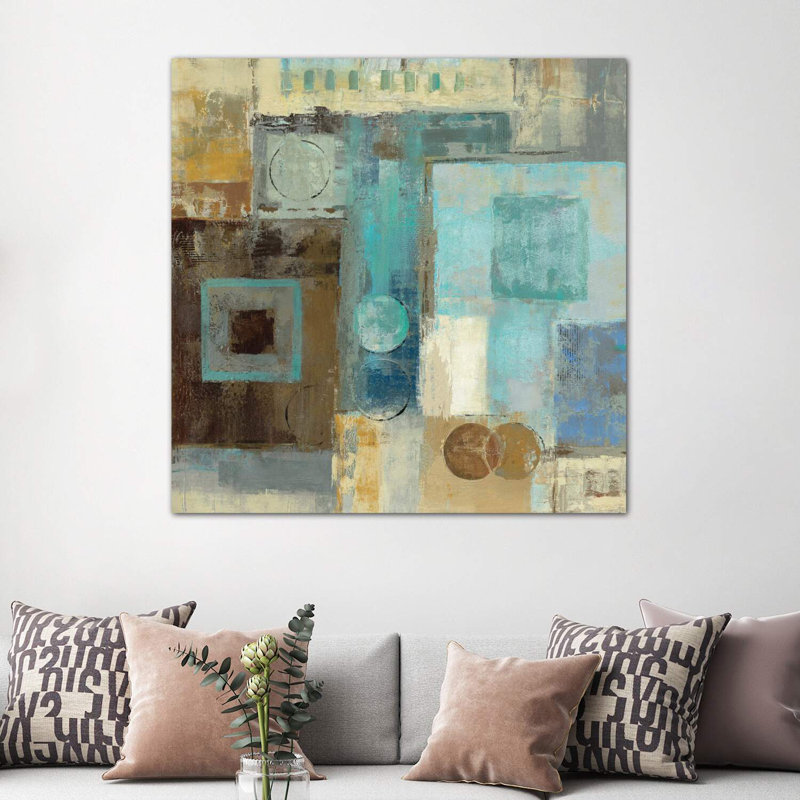 «Archway Square I Crop» par Silvia Vassileva - reproduction d'art, H 37 po x l 37 po x P 1,5 po, Toile tendue