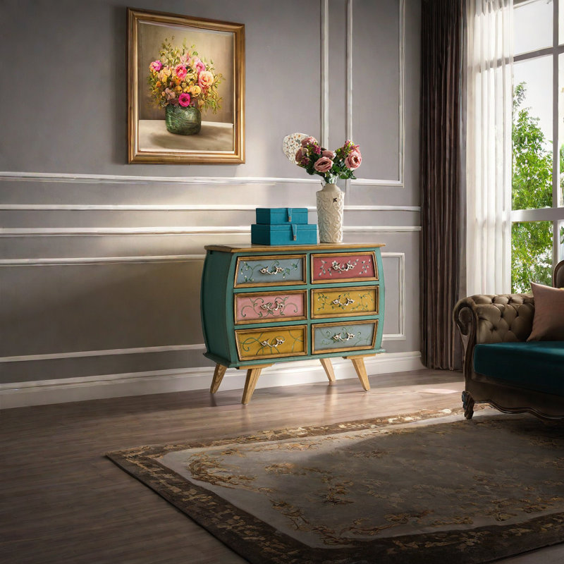Nordic style personality drawer accent chest.