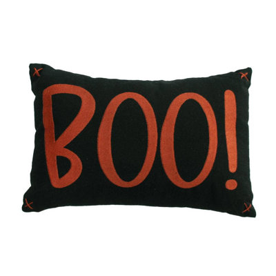 F Boo Pillow 8"X12"