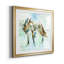 Renard sur fond bleu - peinture encadrée-922035985-922035986
