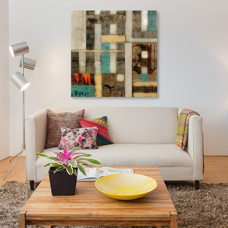 « lausa i », impression sur toile, H 12 po x l 12 po x P 1,5 po, Toile tendue, Pas de tapis