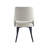 Tremont Modern Vegan Leather Upholstered Metal Dining Chair in Stone Gray-601443491-572007579
