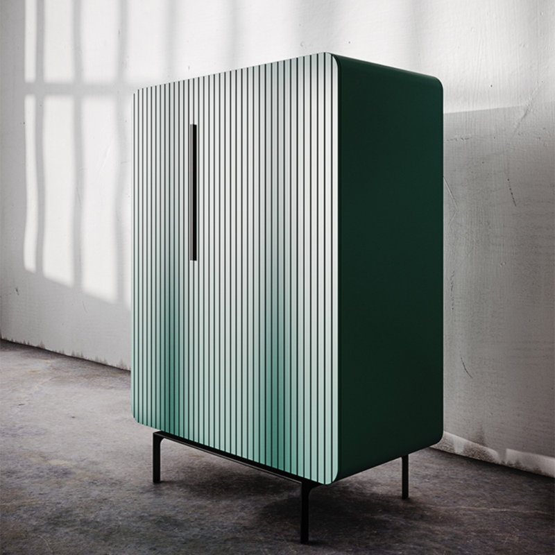 Buffet Simple Light Luxury, Vert foncé