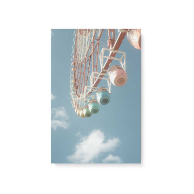 Cotton Candy Wheel On Canvas