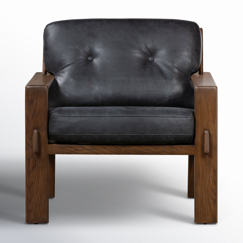 Glenbrook Upholstered Armchair, Onyx Black