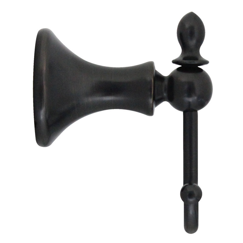 Porte-peignoir double Khorawa, Bronze huilé