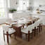 Ensemble de 8 chaises en bois-2082687206