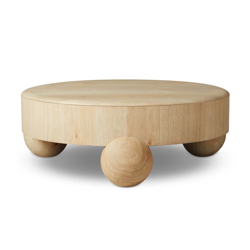 Raul Coffee Table 42"-American White Oak Veneer, 42"