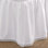 Laura Ashley White Crochet Ruffled 100% Cotton Bed Skirt