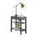 Carbin End Table with Drawer and Shelves