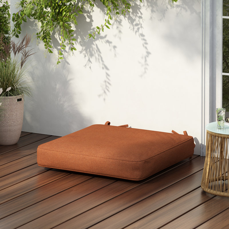 Coussin de chaise d'extérieur Noah, orange, Orange