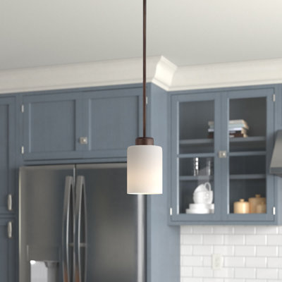 Luminaire suspendu cylindrique à 1 lumière Dixon