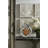 Analogue Metal Tabletop Clock with Alarm in White