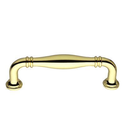 Paris 4" Center to Center Polished Gold Bar Pull