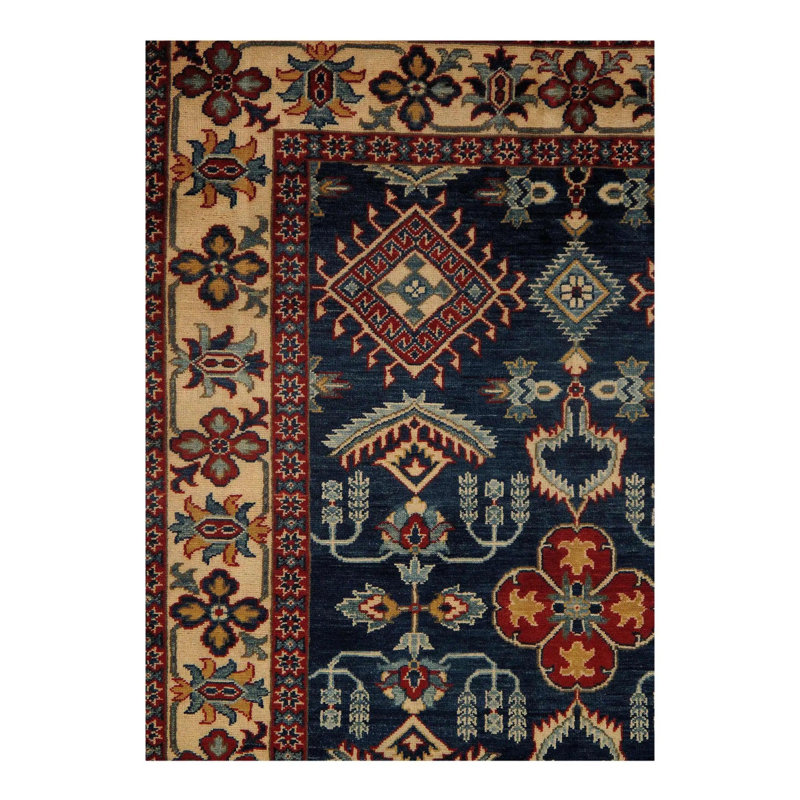 Oriental Area Rug in Navy Blue