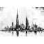 "Abstrait et texturé Mono City" sur toile