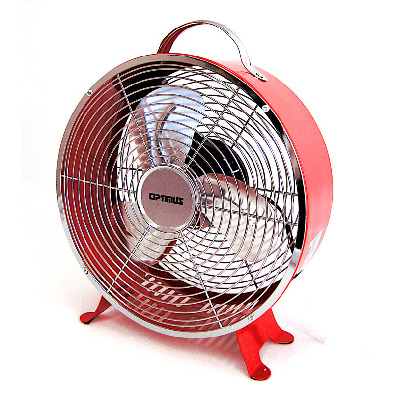 Ventilateur tambour 10 po, rouge