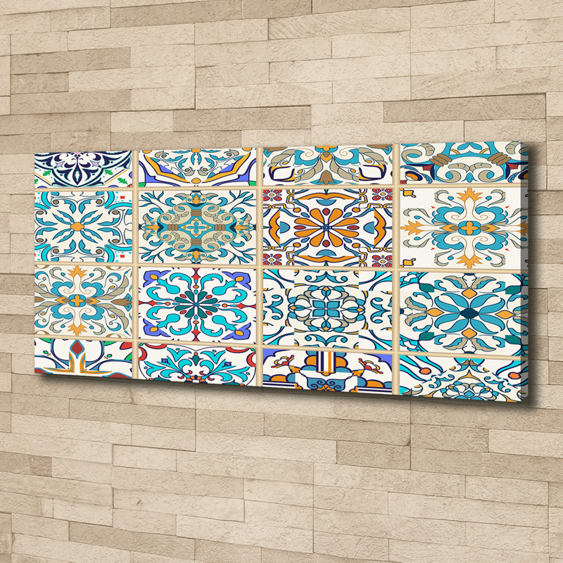 Ceramic Tiles - Wrapped Canvas Print