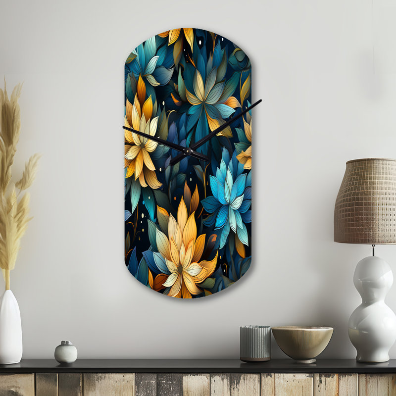 Horloge murale Natures Meditation - Floral, Petit
