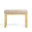 Banc de rangement moderne pour chaussures en bois massif avec assise moelleuse-1987905615