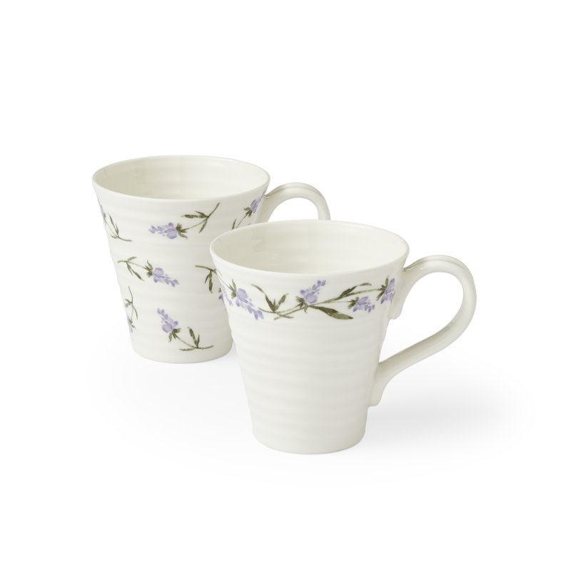 Portmeirion Sophie Conran-Lavandula tasses S / 2 12 oz Lavandula