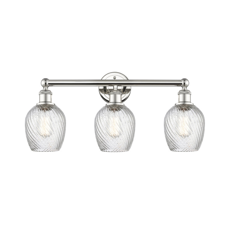 Éclairage pour meuble-lavabo 3 lumières 23 pouces Orianne, Nickel poli