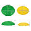 ZONEKIZ Stepping Stones Kids Sensory 6PCs Non-Slip Mats 3-8 Multicoloured