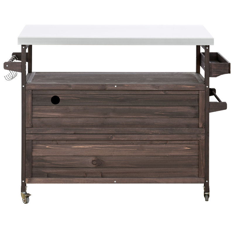 Armoire de cuisine d'extérieur French Country