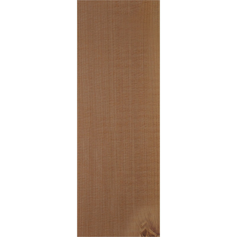 Queue de chevron lisse Huntington, Cèdre rouge, H 10 po x l 3 1/2 po x L 18 po