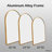 Shatterproof Arched Wall Mirror - Basics by Wayfair™-404100503-404100501