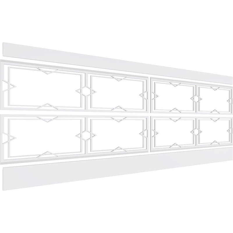 Ensemble de lambris en PVC Fleming, H 32 po x l 94,5 po x P 0,625 po