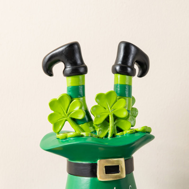 Ensemble de 2 pots en résine St Patrick's