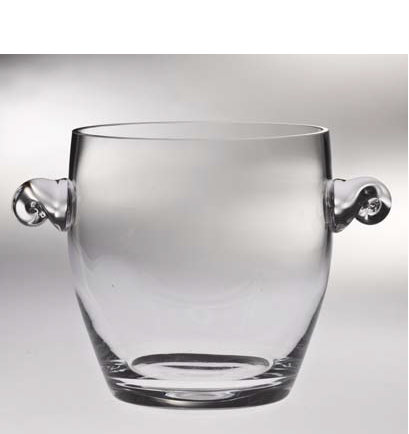 Craignamaddy Glass Ice Bucket, 7.88" H x 10.75" W x 8" D