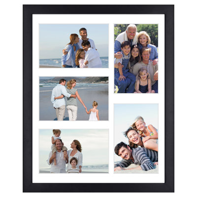 Uniopolis 11x14 Black Wood Collage Picture Frame