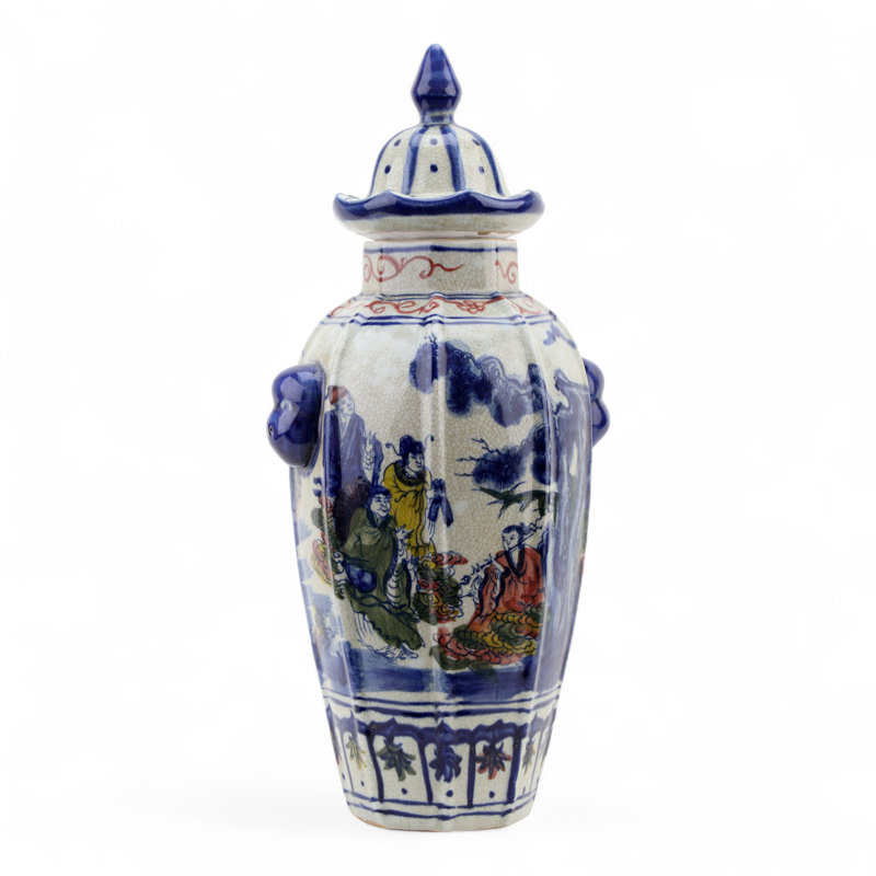 Vase avec couvercle
