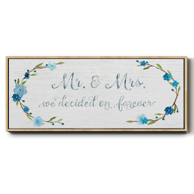 Forever - toile encadrée, H 12 po x l 30 po