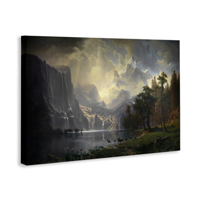 Among Sierra Nevada Mountains Canvas Wall Art by one1000paintings
