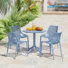 4-Person Outdoor Round Dining Set