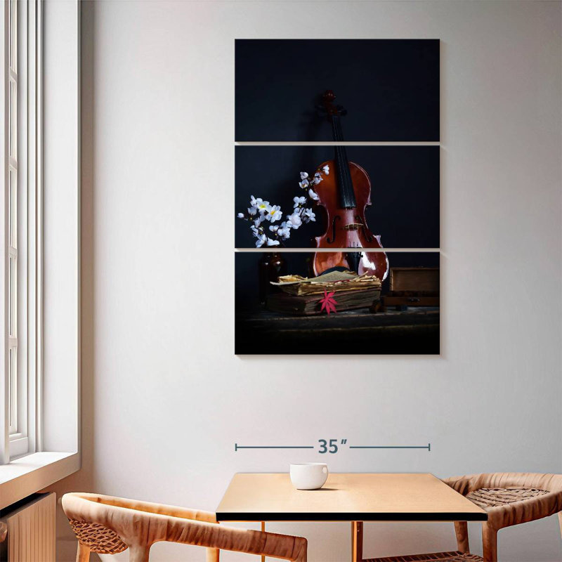 Abarca Violin Decor, 65" H x 42" W