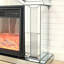 Dome Door Fireplace Cabinet, Tv Fireplace Cabinet, Entryway Cabinet