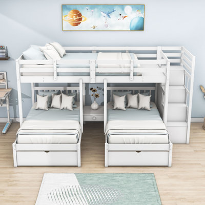 Fanka Kids Bunk Bed with Drawers