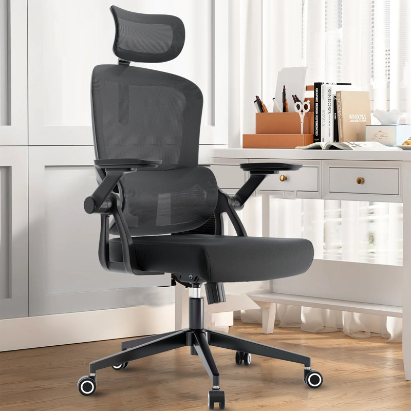 Heavy Duty Ergonomic Desk Office Chair, High Back Home Computer Chair With Headrest  And Adjustable Swivel 3D Armrests For Comfort  Adjustable Lumbar Supports Up To 350Lbs