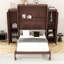 Lit escamotable avec armoires et tablettes Murphy, conception pliable multifonctionnelle-1942020083-1942020066