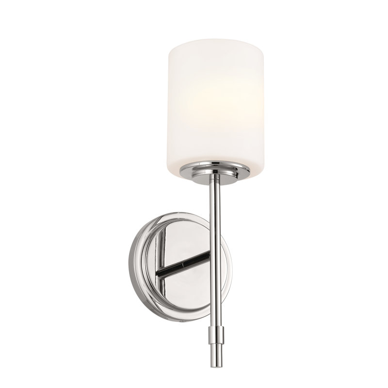 Ofeliya Armed Sconce, Polished Nickel