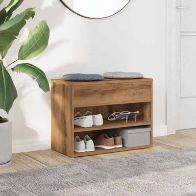4 Pair Shoe Storage Bench